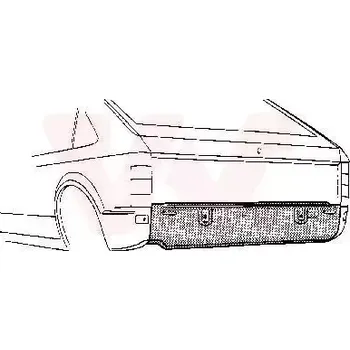 Osvětlení SPZ VAN WEZEL Zadní stěna VAW 3727136