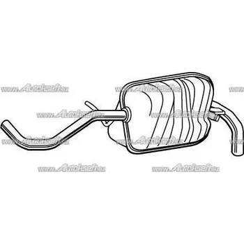 Zadní díl výfuku Starline Zadní díl výfuku 42.74.401