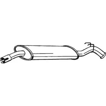 Tlumič výfuku BOSAL Zadní tlumič výfuku BS 170-309