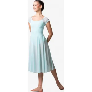 Body Lulli,Šaty na modernu s krátkým rukávem LUB931, moka XS