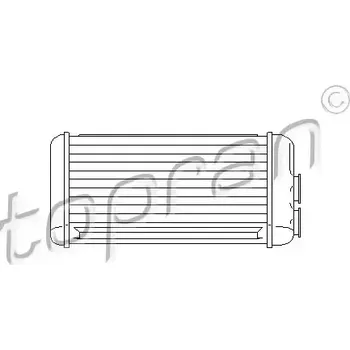 TOPRAN Výměník tepla vnitřního vytápění TPR 207 123