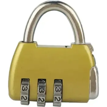 Visací zámek Amparo Miranda® Visací kódový zámek AM505, Barva zlatý