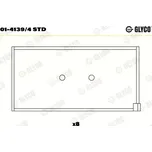 GLYCO Ojniční ložisko GLC 01-4139/4 STD