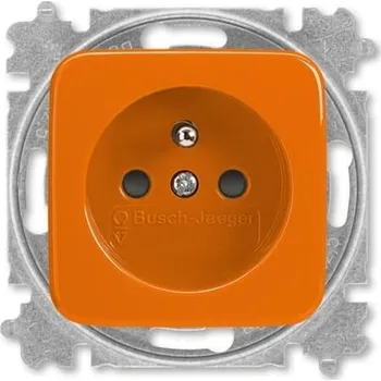 Elektrická zásuvka ABB REFLEX SI 6619B-A06357 P ZÁSUVKA JEDNONÁSOBNÁ S OCHRANNÝM KOLÍKEM S CLONKAMI ORANŽOVÁ