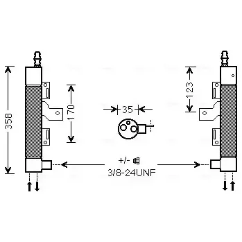 Sušič klimatizace AVA QUALITY COOLING Vysoušeč klimatizace AVA VOD153