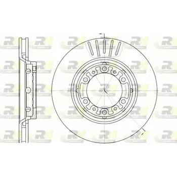 Brzdový kotouč ROADHOUSE Brzdový kotouč - 276 mm RDH 6883.10