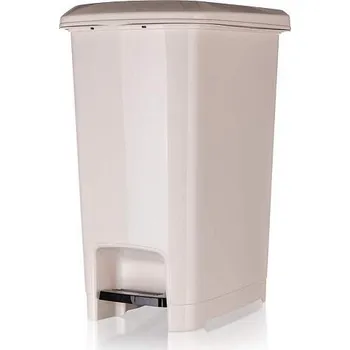 Odpadkový koš Odpadkový koš Step 25 l, krémový
