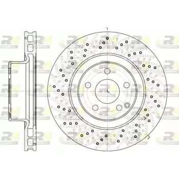 Brzdový kotouč ROADHOUSE Brzdový kotouč - 330 mm RDH 6780.10
