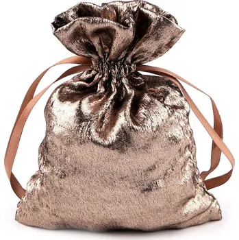Dárková taška Dárkový pytlík s metalickým efektem 13x18 cm