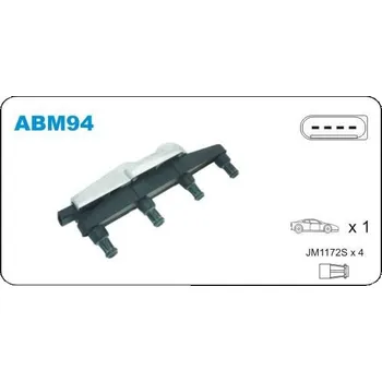 Zapalovací cívka JANMOR Zapalovací cívka JNM ABM94