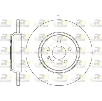 Brzdový kotouč ROADHOUSE Brzdový kotouč - 331 mm RDH 6631.00