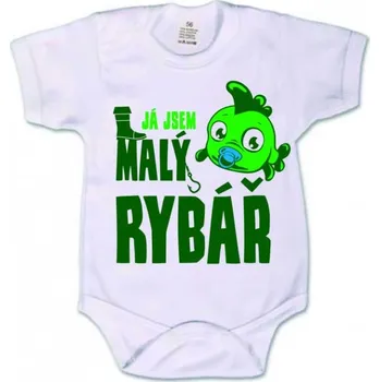 Kojenecký body Sportcarp Dětské body Malý Rybář Velikost: 92 / 18 - 24 měsíců