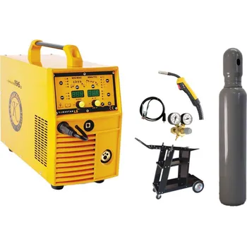 Svářečka Omicron GAMASTAR 196LS + zem + hořák + ventil + lahev + vozík, záruka 3+2 roky