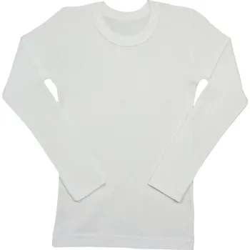 Dívčí spodní prádlo dětské bavlněné podvlékací triko bílé velikost 122