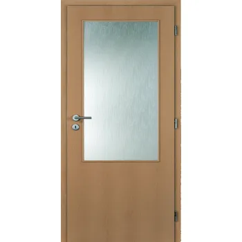 Interiérové dveře Dveře částečně prosklené 2/3 Doornite voština buk kašír levé 700 mm