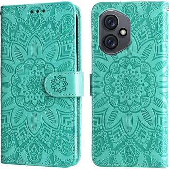 Pouzdro na mobilní telefon Sunflower knížkové pouzdro na Honor 400 - modrozelené