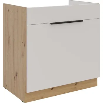 Koupelnový nábytek LEMPERT Dřezová skříňka Solea 2 (80 cm) - kašmír / dub artisan