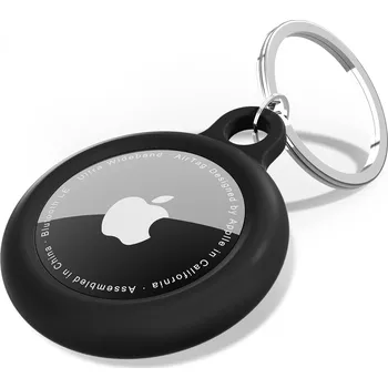 oakxco AirTag klíčenka silikonová vodotěsná černá