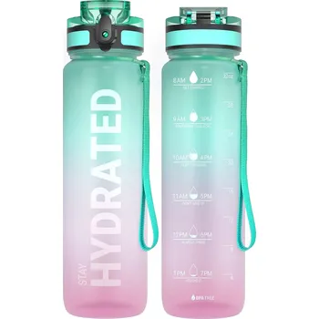 Láhev Sahara Sailor 1l lahev na vodu s časovou značkou