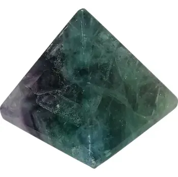 Sběratelství Fluoritová pyramida přírodní minerál 3,5 cm – esoterika, feng shui