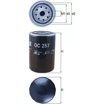 Olejový filtr MAHLE Olejový filtr MAO OC 257