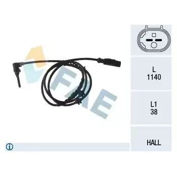 ABS FAE Snímač počtu otáček kol FAE 78084