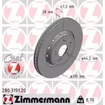 ZIMMERMANN Brzdový kotouč COAT Z - 315 mm ZIM 280.3191.20