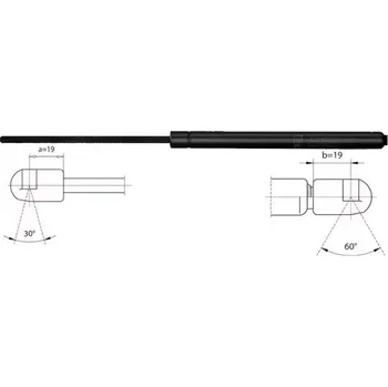 Karosérie METZGER Plynová vzpěra zavazadlového prostoru MTG 2110466