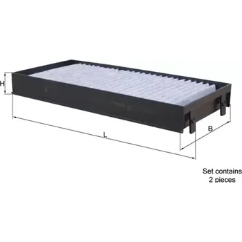 Kabinový filtr MAHLE Filtr - vzduch v interiéru MAO LAK 221/S