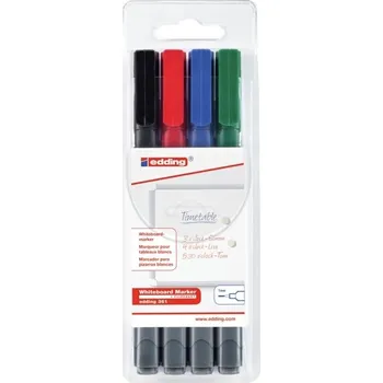 Edding 361 popisovače na bílou tabuli sada 4 barev