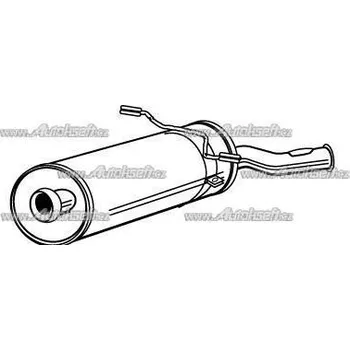 Zadní díl výfuku Starline Koncový díl výfuku 16.36.402