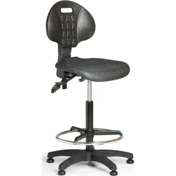 Pracovní židle PUR Biedrax Z9769 - s kluzáky a opěrným kruhem