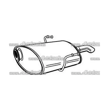 Zadní díl výfuku Starline Koncový díl výfuku 34.20.405