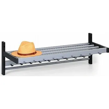 Věšák Biedrax Věšák na pověšení na zeď s 18 háčky V3814 1040 mm