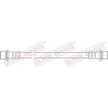 Brzdová hadice Quick Brake Brzdová hadice QB 25.073