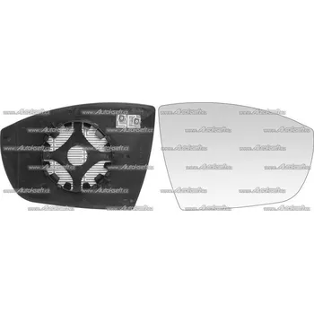 Auto zrcátko P sklo zpětného zrcátka s plastovým držákem 20.66.218