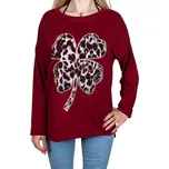 Lux Luna Dámská halenka s dlouhým rukávem LUCKY Barva: Vínová