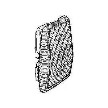 Osvětlení SPZ VAN WEZEL Zadní světlo VAW 1836932