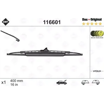 Stěrač SWF Stěrač se spojlerem Das Original 400 mm SWF 116601