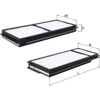 Kabinový filtr MAHLE Filtr vzduchu v interiéru MAO LA 346/S