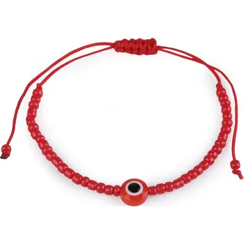 Náramek Náramek shamballa Alláhovo oko, malé, 1 červená