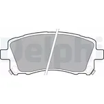 DELPHI Sada brzdových destiček DF LP1663