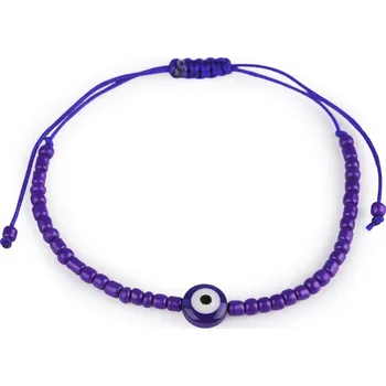 Náramek Náramek shamballa Alláhovo oko, malé, 6 borůvková