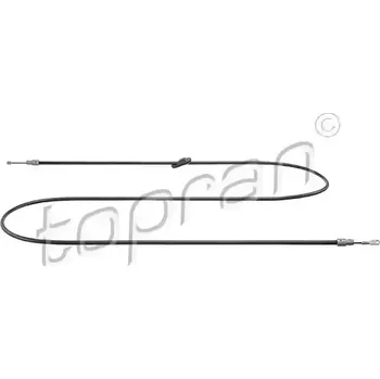 Lanko parkovací brzdy TOPRAN Tažné lanko parkovací brzdy TPR 409 198