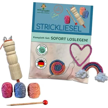 kreativní sada Pletení pro děti od 5 let bez plastů mikiprojekt