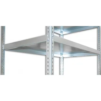 Dílenský regál Patro - šroubovaný regál Biedrax 40 x 100 cm - pozinkované