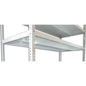 Dílenský regál Patro - šroubovaný regál Biedrax 60 x 150 cm - bílé