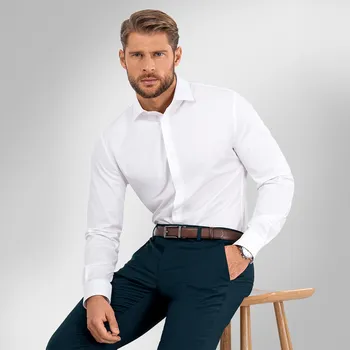 Pánská košile Pánská košile BANDI, model REGULAR EDMONTE Bianco