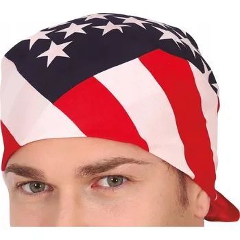 Fiestas Guirca 16886 motorkářský šátek s americkou vlajkou uni