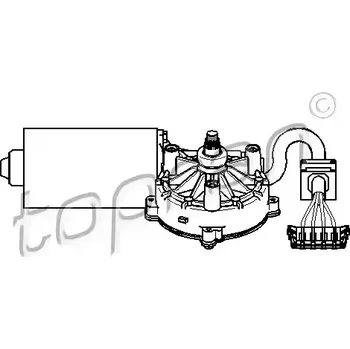 Motorek stěrače a odstřikovače TOPRAN Motor stěračů TPR 401 531
